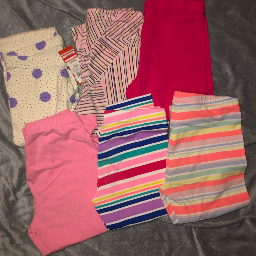 🌟 Bundle of 6 leggings for girls size 10/12